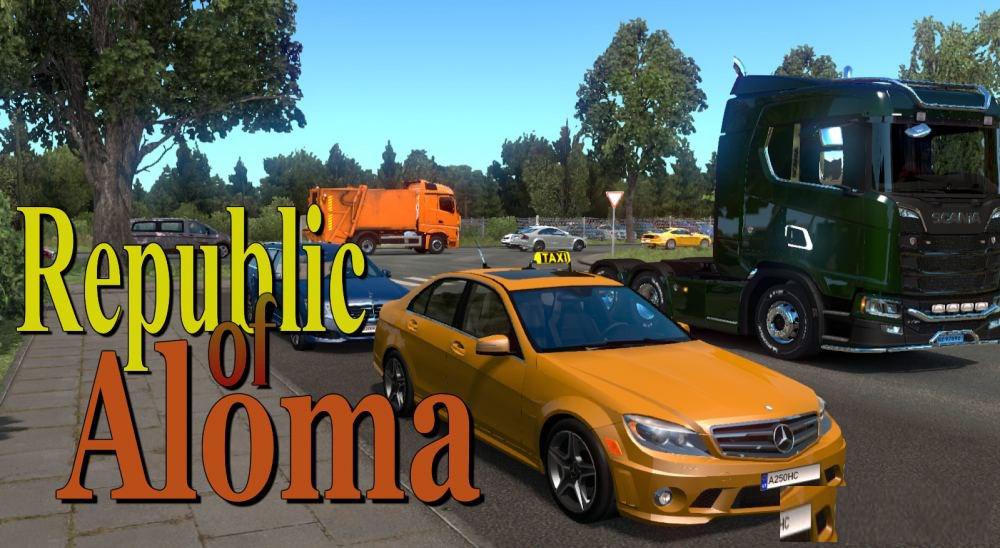ETS2 - Map Republic of Aloma (1.35.X)