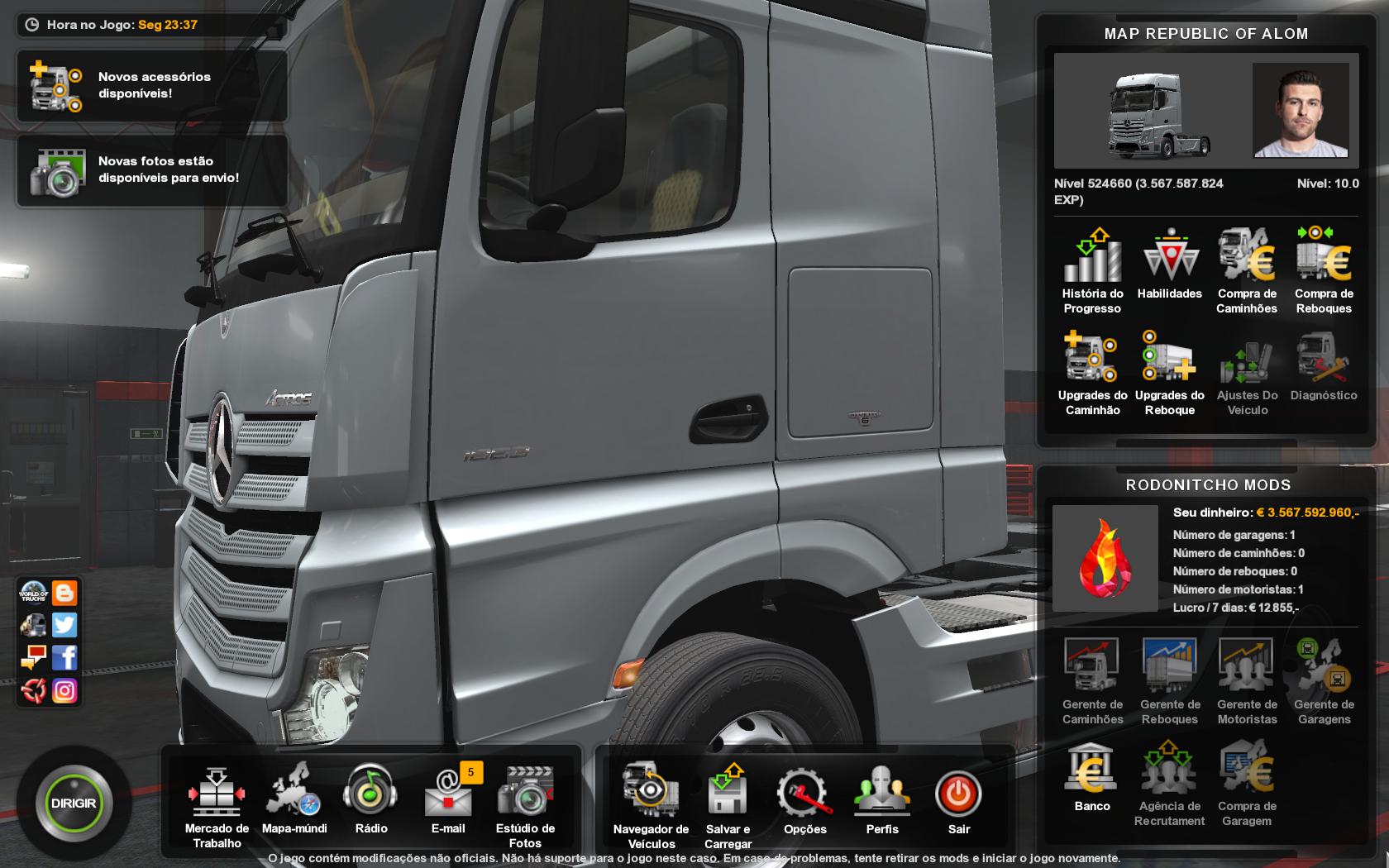 ETS2 - Republic of Aloma Map Profile Mod (1.35.X)