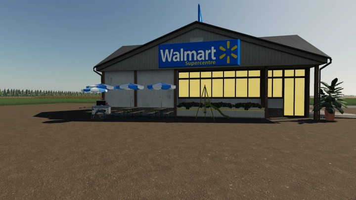 FS19 - Supermarket Walmart V1.0