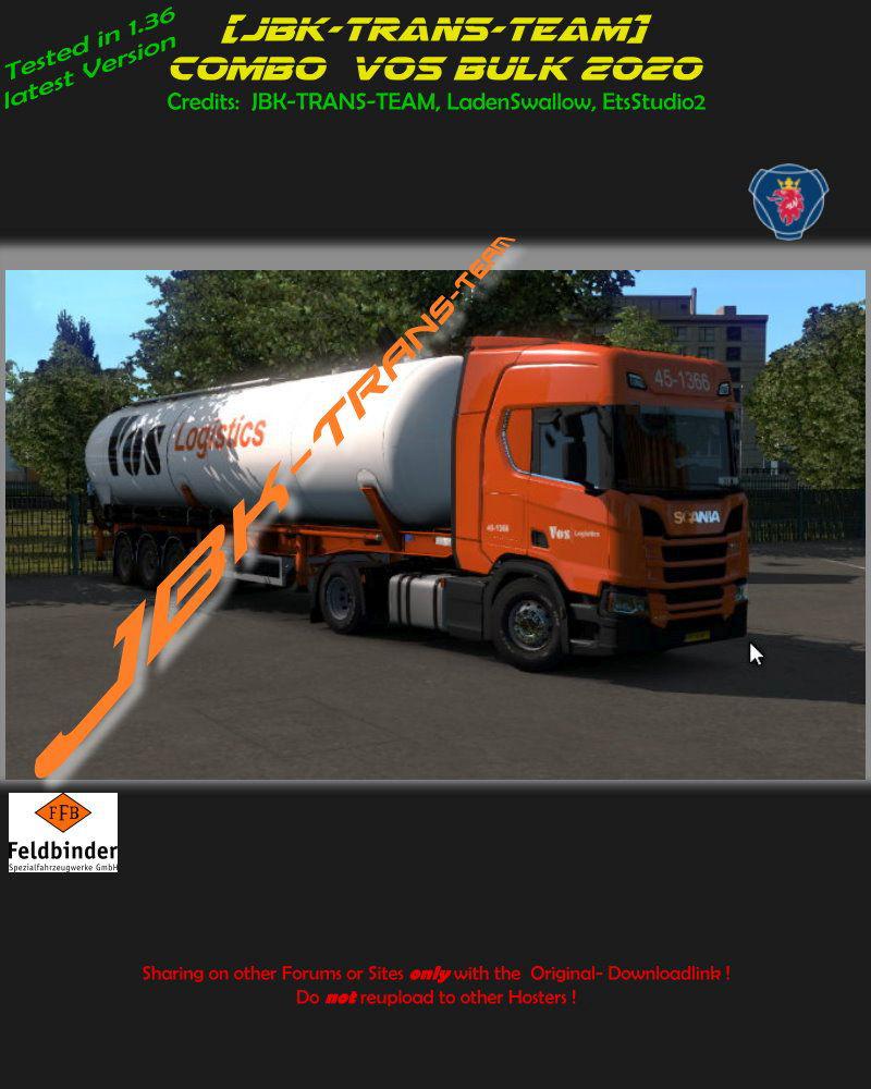 ETS2 - JBK Combo Silo Vos 2020 V3.0 (1.36.x)