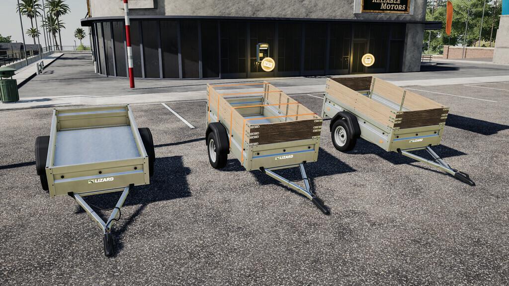 FS19 - Lizard Car Trailer V1.0.2.0