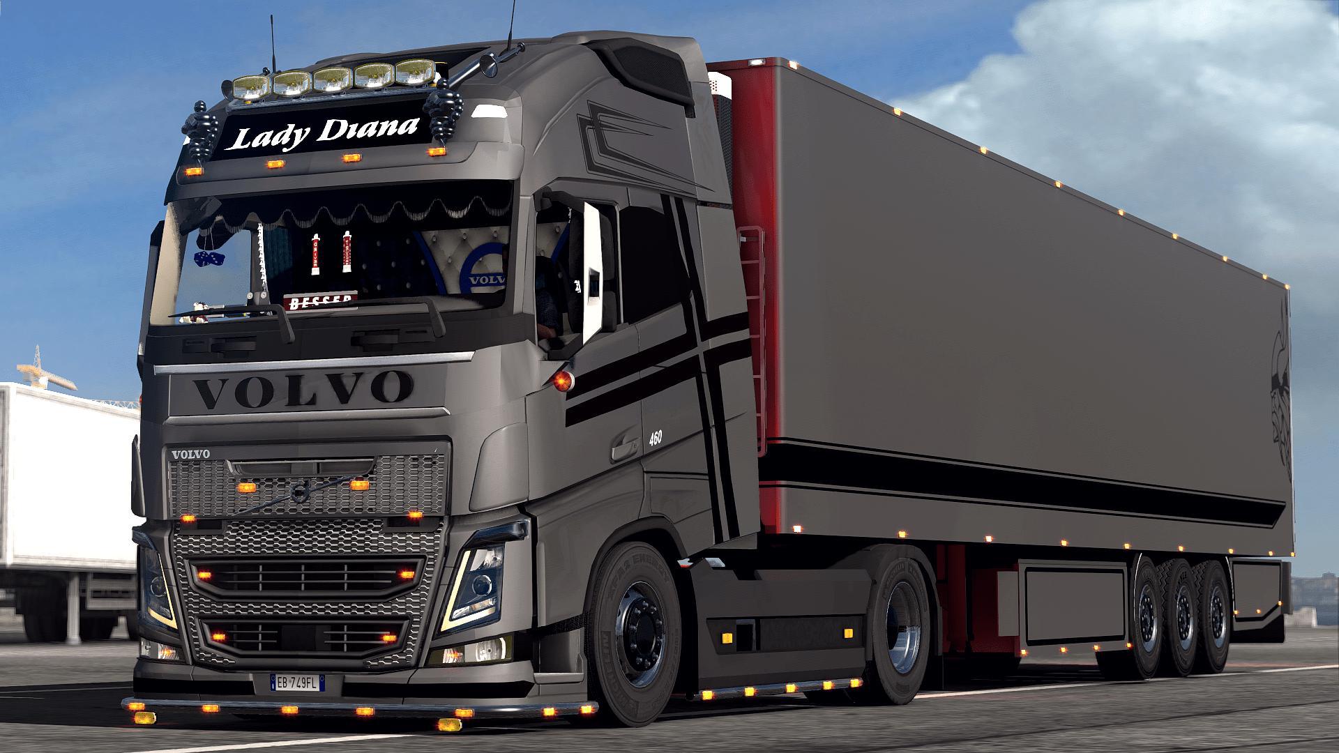 ETS2 - Volvo Lady Diana Truck (1.35.X)