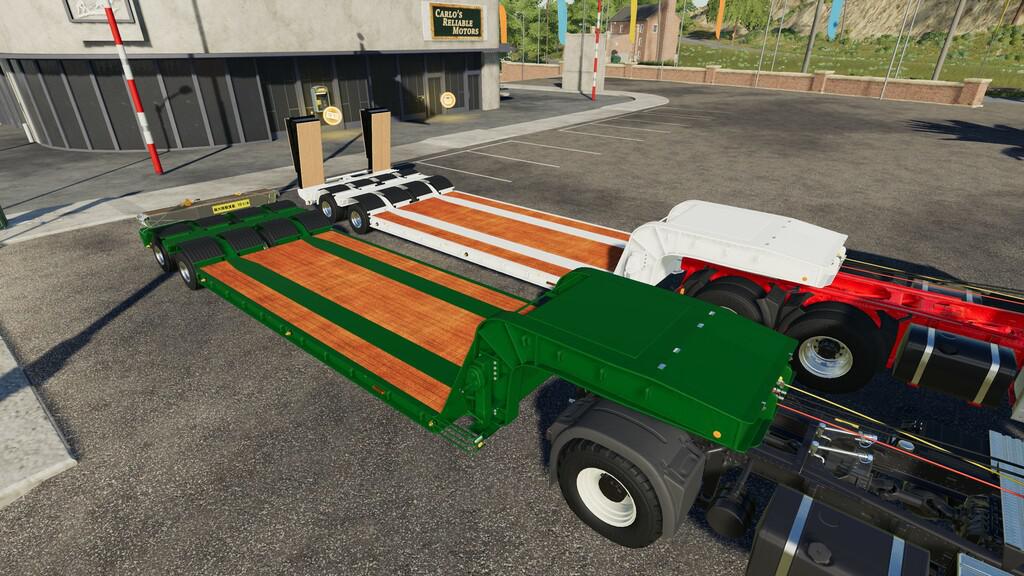 FS19 - Lowloader With 16 Wheels V1.0