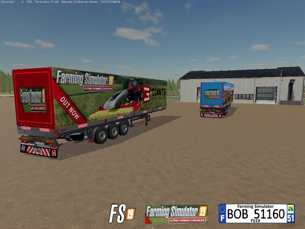 FS19 - DLC Apline 1 Trailer V1 | Farming Simulator 19 | Mods.club