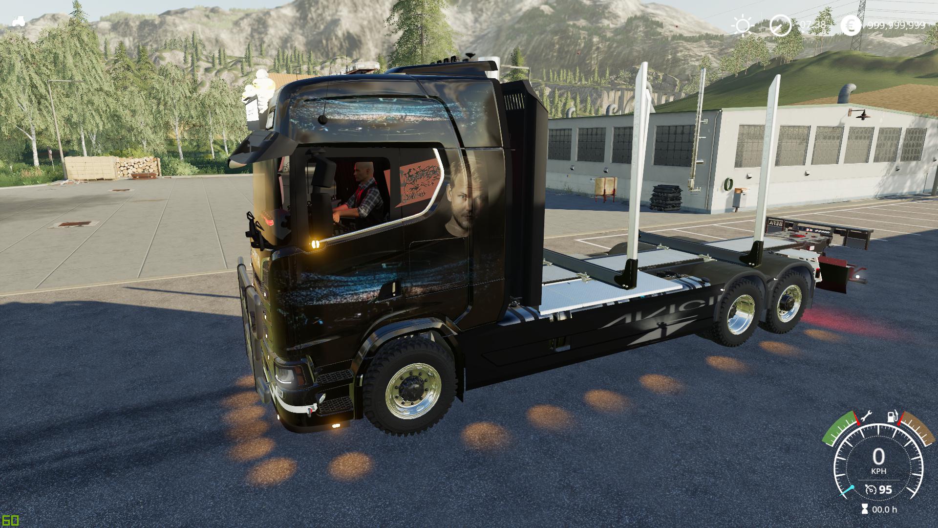 FS19 - Scania Avicii Logtruck V1.0