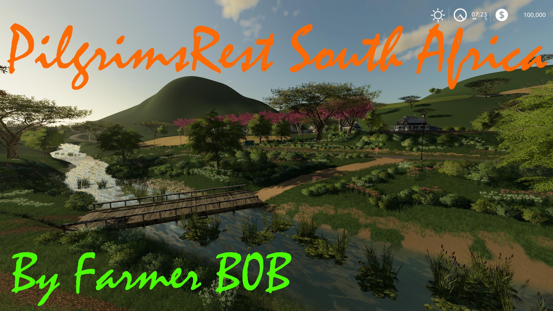 FS19 - PilgrimsRest South Africa Map V004