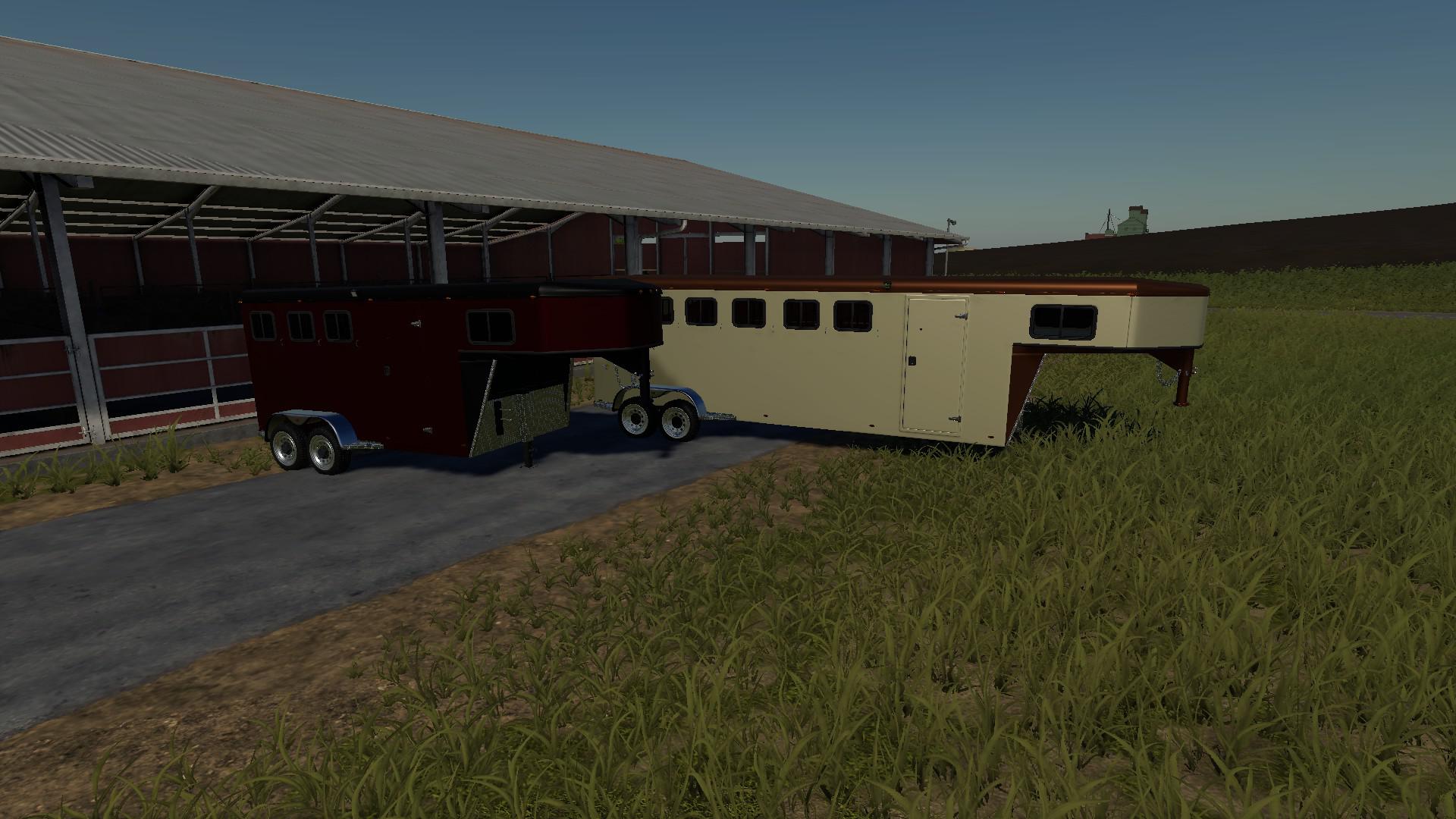 FS19 - EXP19 3 And 6 Horse Trailers V1.0