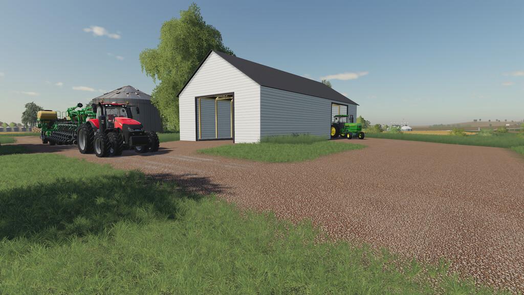 FS19 - Small White US Shed (Prefab) V1.0