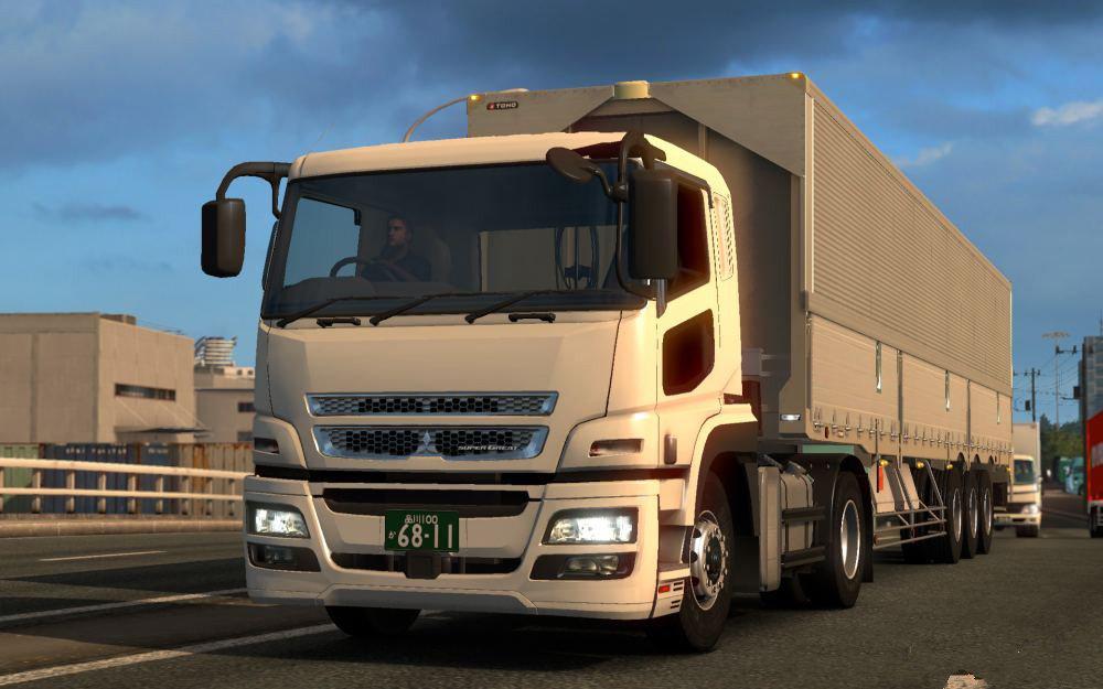 ETS2 - Mitsubishi Fuso SuperGreat (1.37.x)