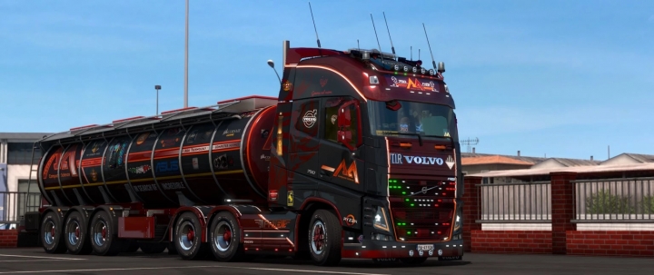 ETS2 - Skin Pack A&A Technology Dark V1.0 (1.40.x)