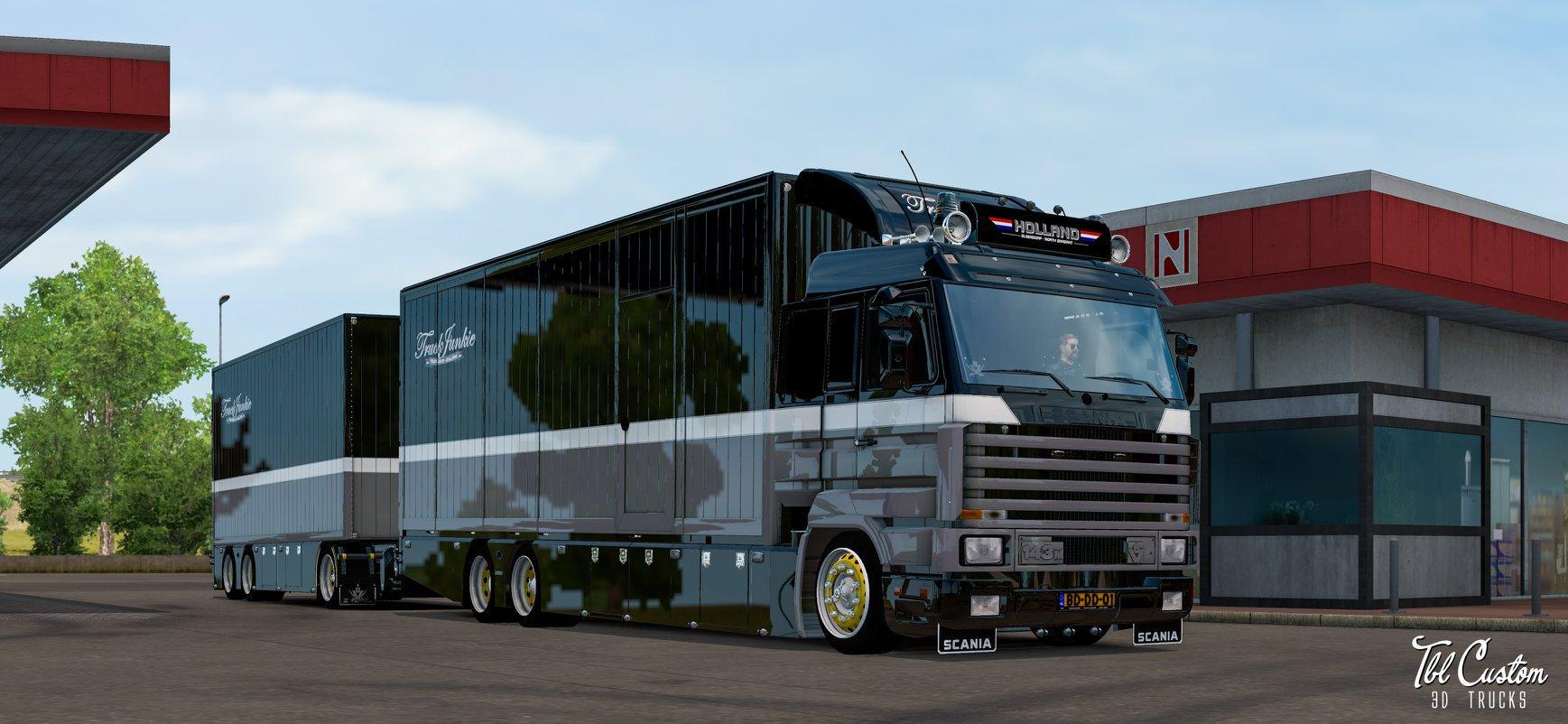 ETS2 - Scania 143M The Old Pirate (1.38.x)