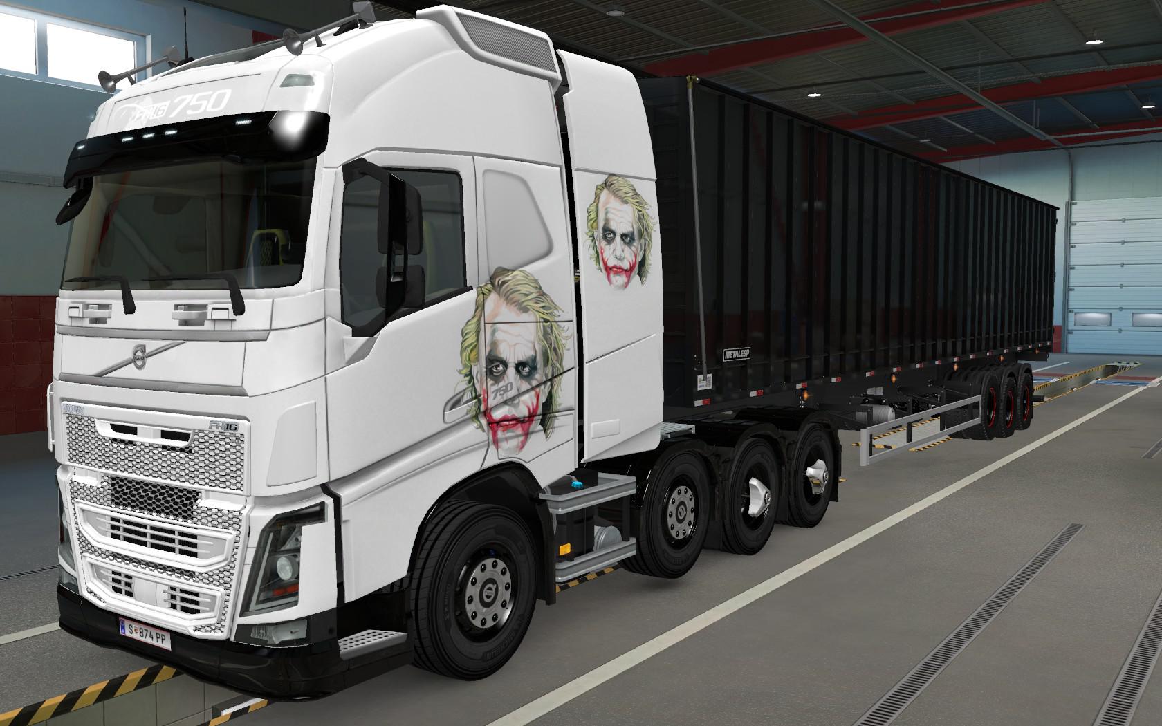 ETS2 - Volvo FH16 2012 8x4 Coringa Skin (1.39.x)