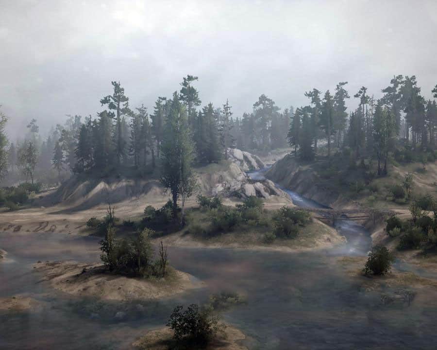 Spintires:Mudrunner - YuMZ Map V1.0