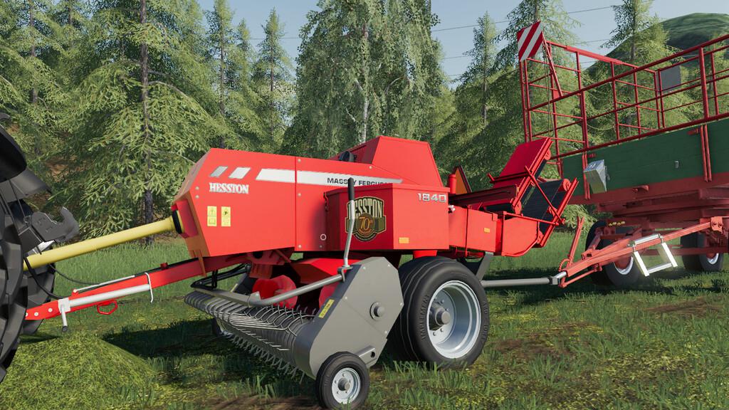 FS19 - Massey Ferguson Hesston 1840 V1.0