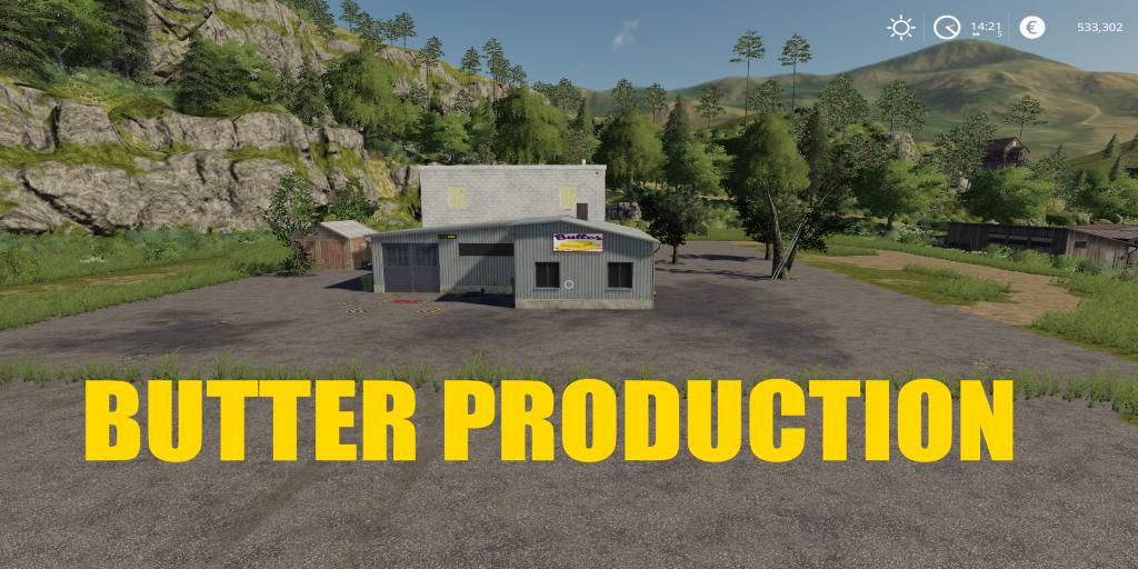FS19 - Placeable Butter Production V1.0