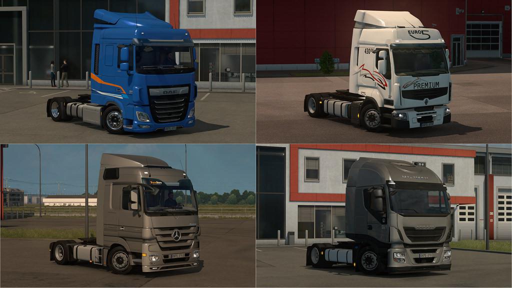 ETS2 - Low Deck Chassis Addons for Schumi Trucks V4.8.2 (1.39.x)