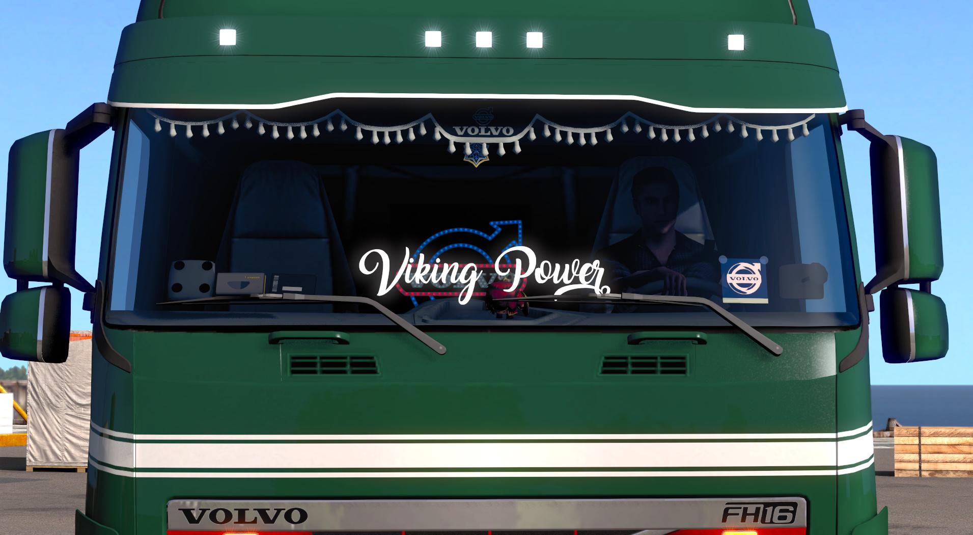 ETS2 - SMG Volvo - Viking Power Sticker V1.0 (1.39.x)