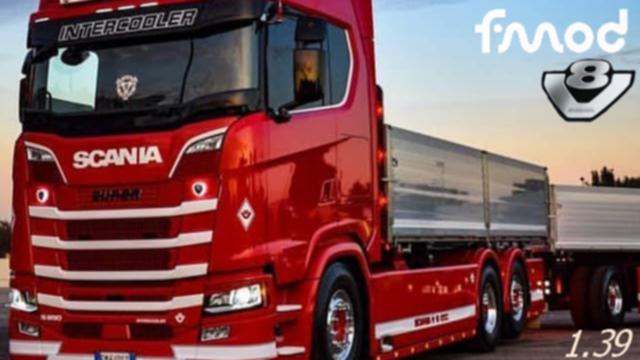ETS2 - Real Sound Scania S520 V8 2020 V1.0 (1.39.x)