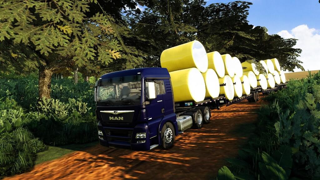 FS19 - Trailer Bi-Train Cotton Bales Autoload V1.0