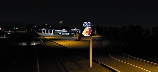 ETS2 - Real Gas Station V1.01 (1.40.x)