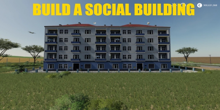 FS19 - Build A Social Building 02 V1.0