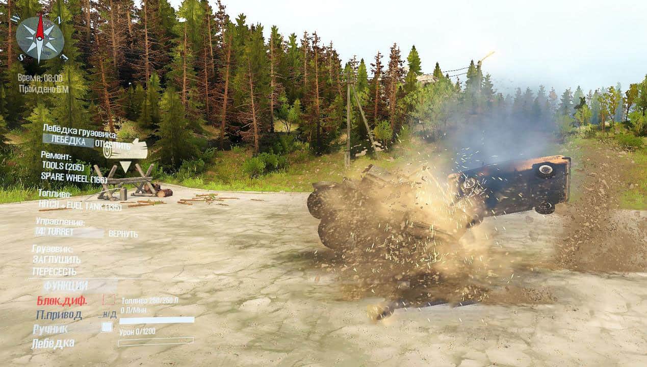 Spintires:Mudrunner - Tetrarch-BattleCity1990 Mod V001
