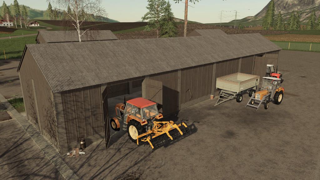 FS19 - Wooden Sheds V1.0