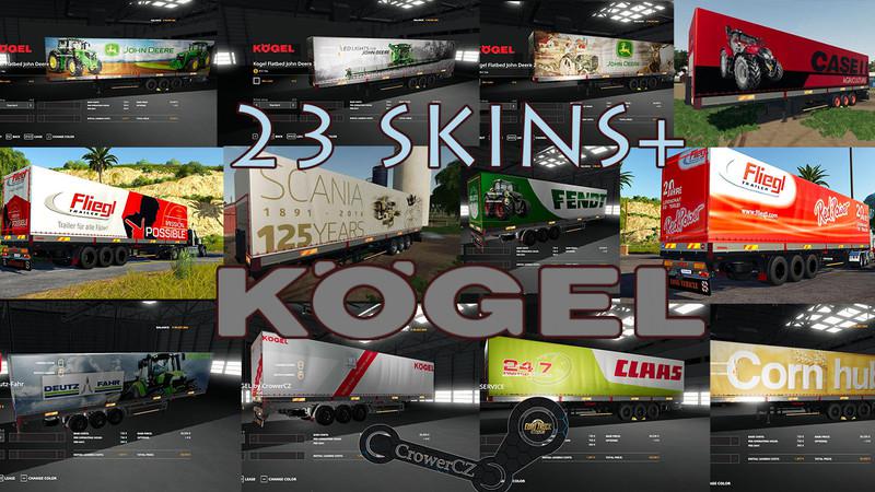 FS19 - Kogel Autoloader Trailers Mega Pack V1.0