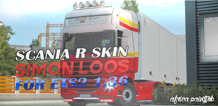 ETS2 - Simon Loos - Africa Paintjob - Skin (1.36.x)