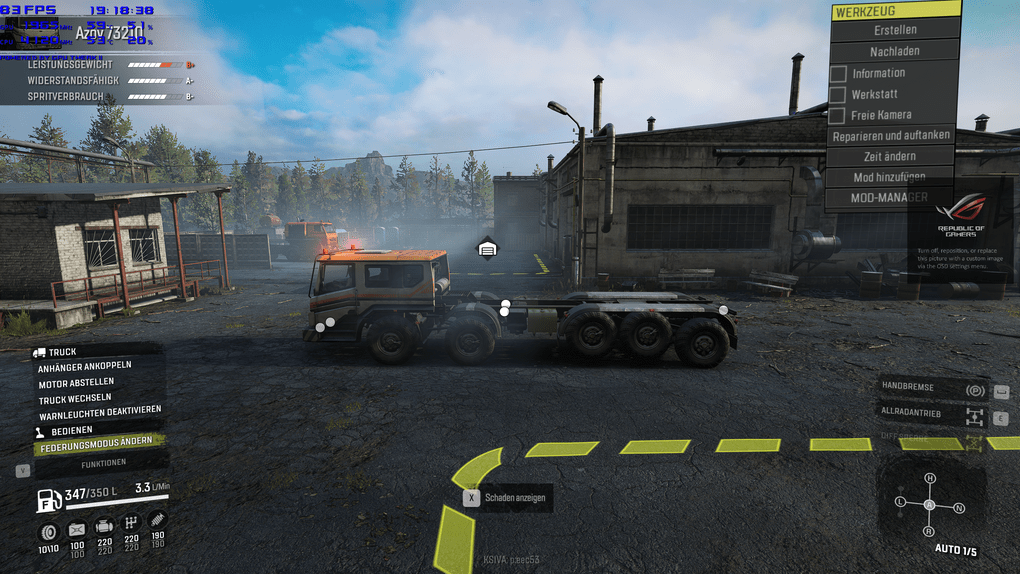 SnowRunner - Azov 73210 Lift Axle V1.0