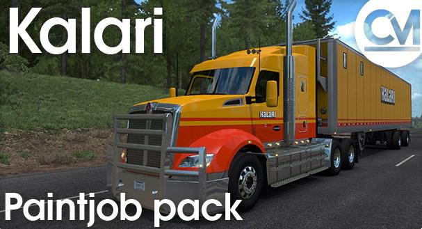 ATS - Kalari Transport Paintjob Pack V1.0 (1.36.x)
