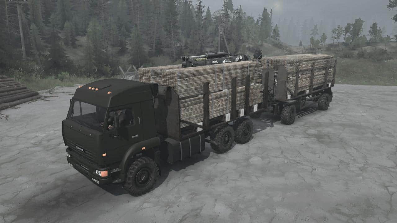 Spintires:Mudrunner - Kamaz Swap Truck V04.04.20