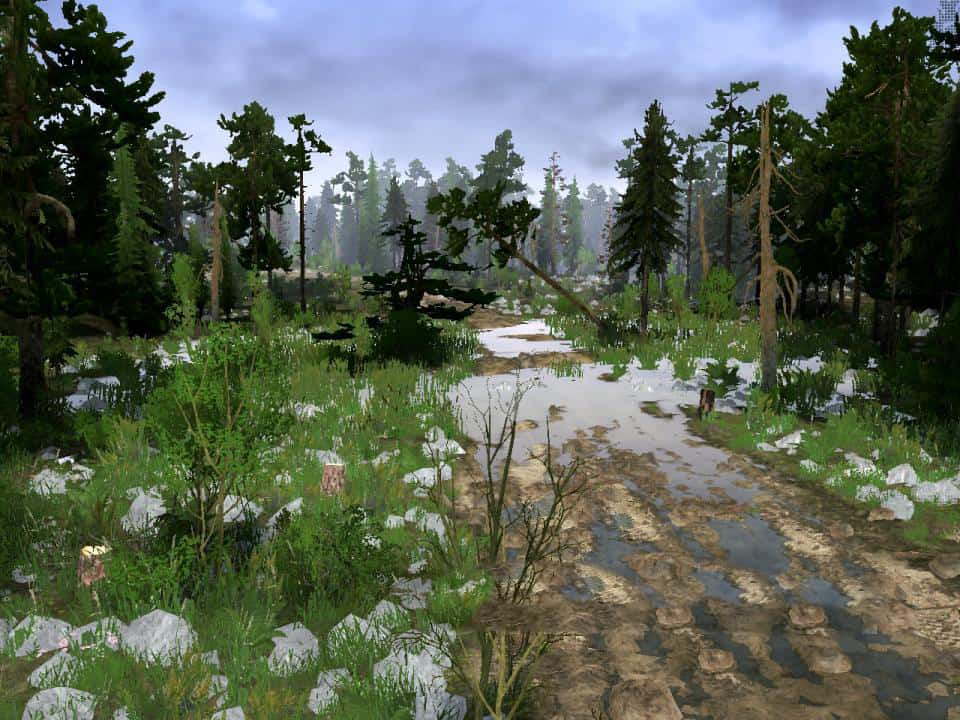 Spintires:Mudrunner - Blue Spruce Map V1