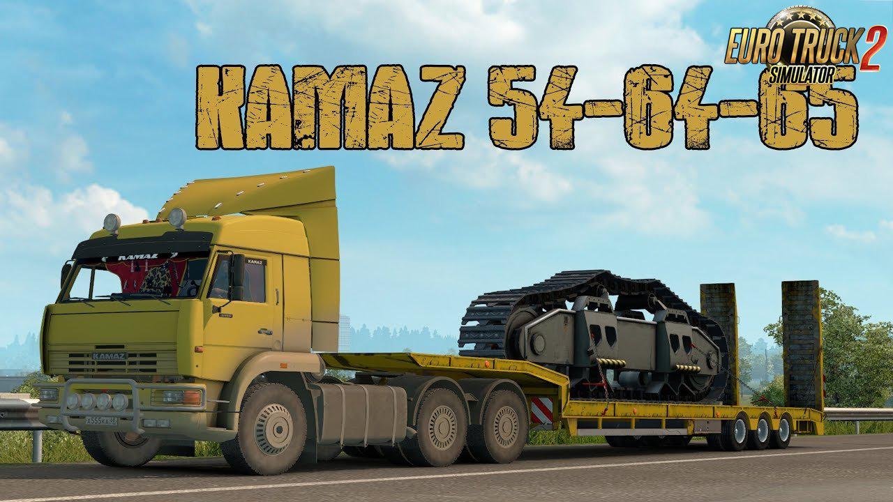 ETS2 - KamAZ 54-64-65 + Interior V1.1 (1.38.x)