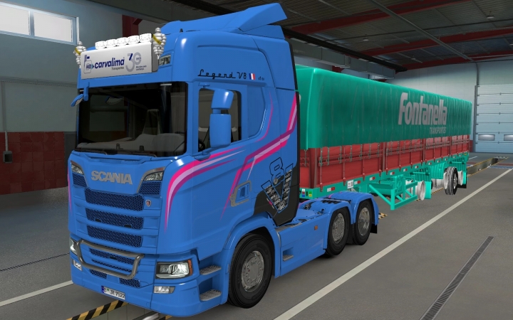 ETS2 - Big Lightbox Scania R And S 2016 Carvalima Transportes 30 Anos ...