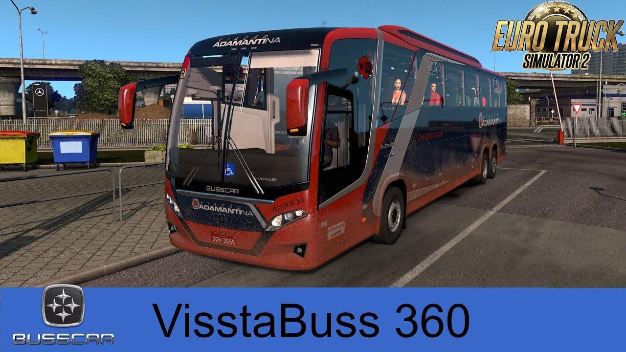ETS2 - Scania Busscar New VisstaBuss 360 V2.5 (1.36.x)