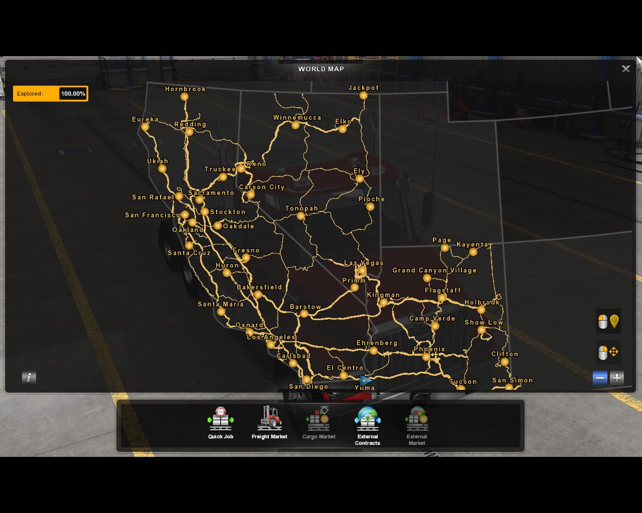 ATS - Full Save Game NO DLC TruckersMP Singleplayer (1.38.x)