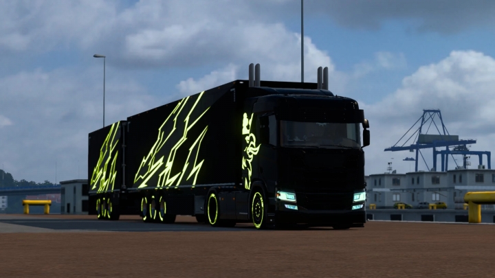 ETS2 - Glowing Trucks and Trailers (MP) 1.40.x | Euro Truck Simulator 2