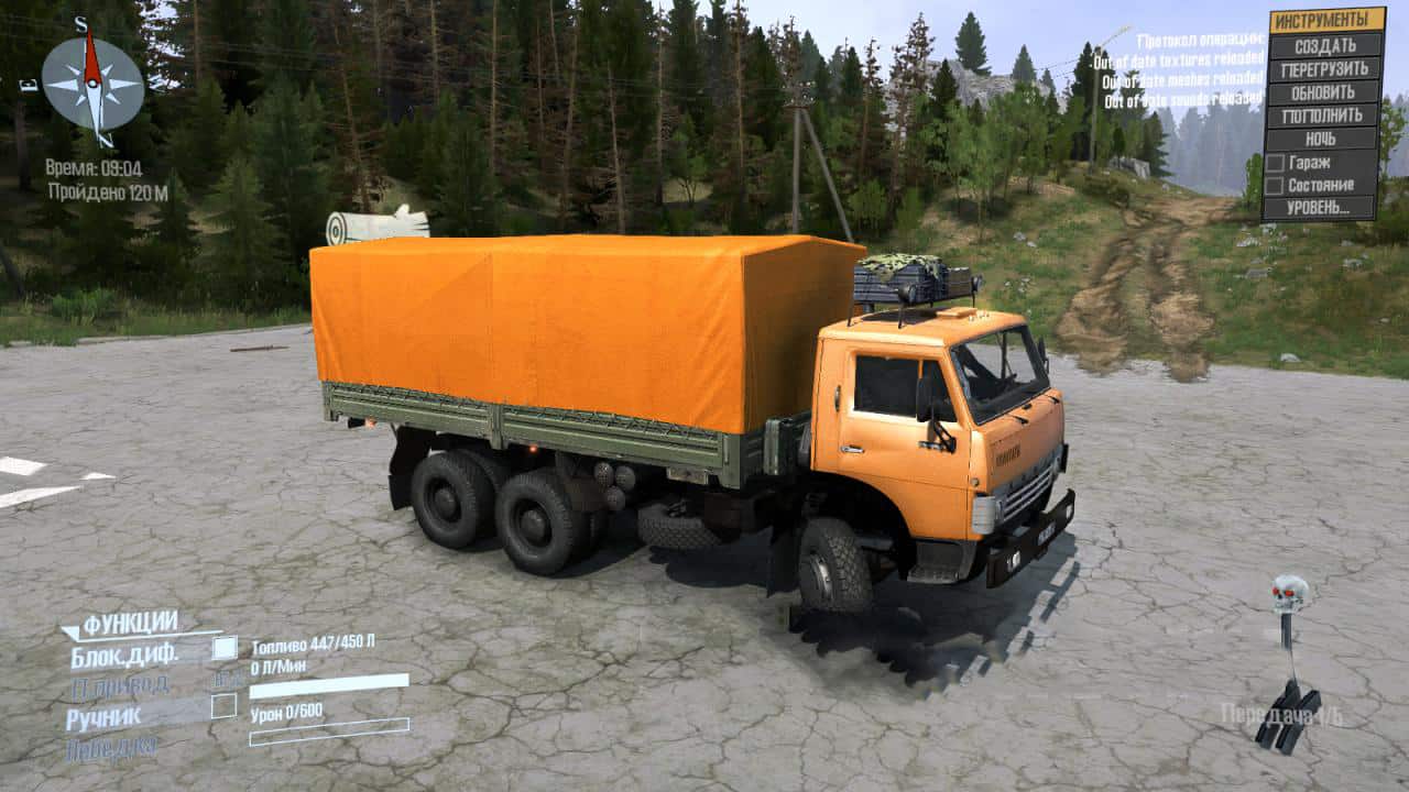 Spintires:Mudrunner - Kamaz 55102 Truck Final