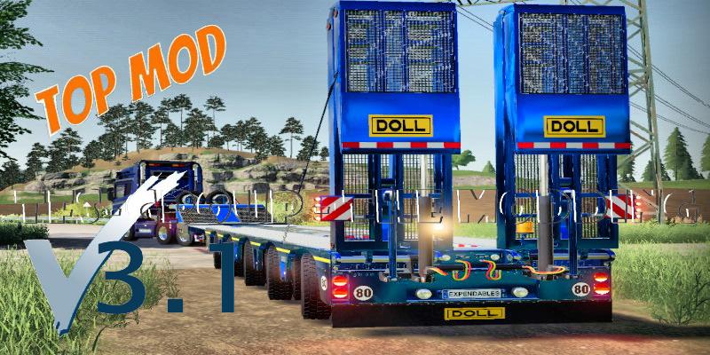 FS19 - Low Loader Doll V3.0.0.1