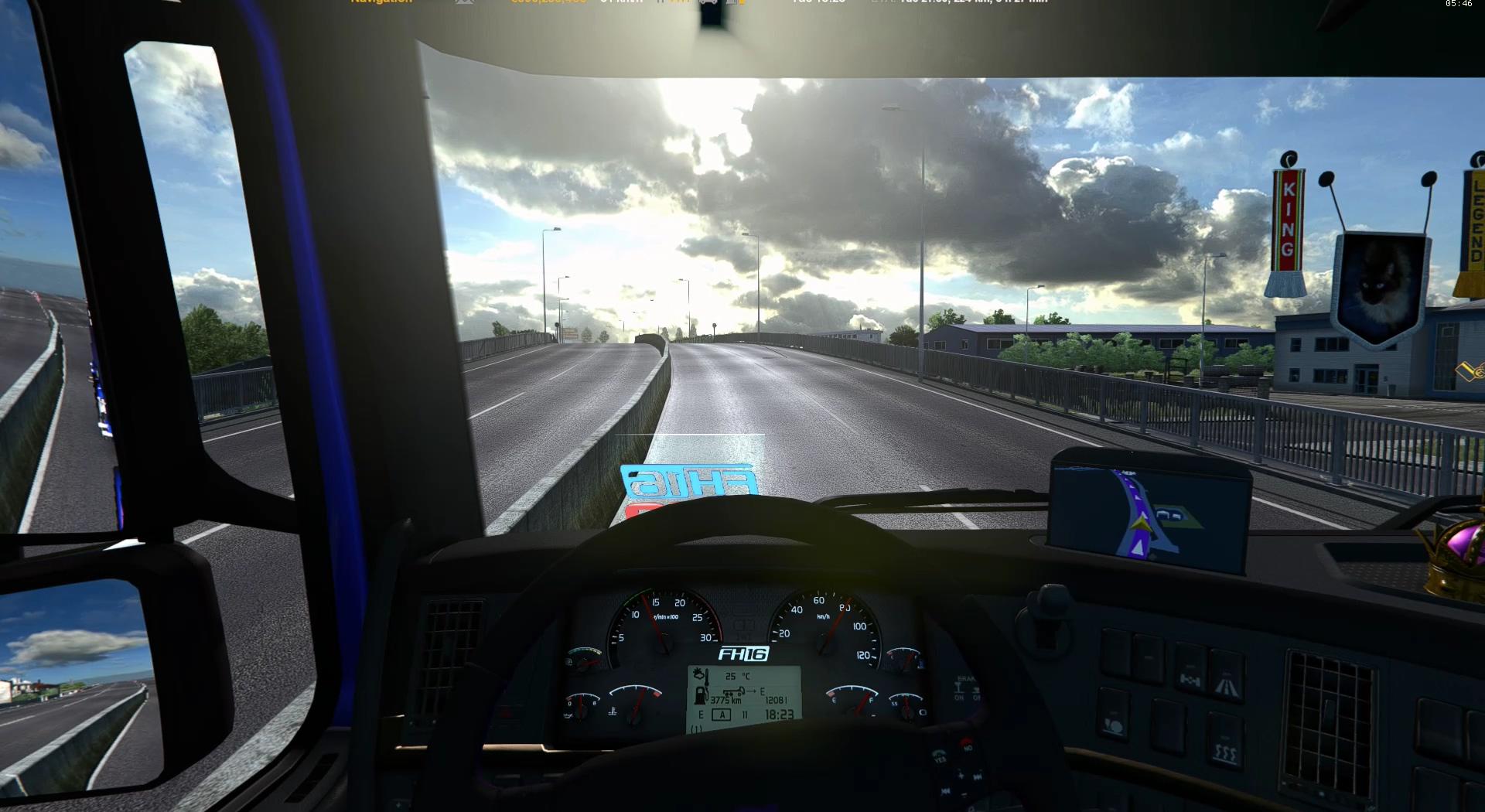 ETS2 - Reshade – JD6V8 Princeps - Naturalux (1.38.x)