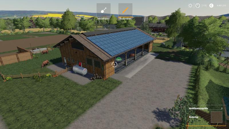 FS19 - Kuhstall 2000 - With Animal Pen Extension v1.3