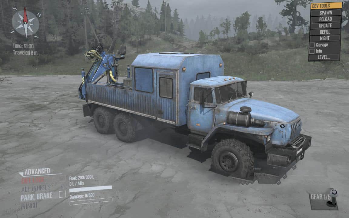 Spintires:Mudrunner - Ural 4320-40 Truck V2.0