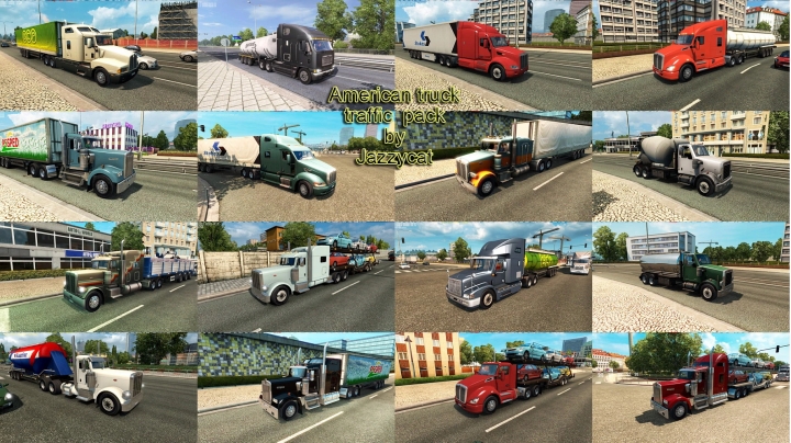 ETS2 - American Truck Traffic Pack V2.4.1 (1.40.x)