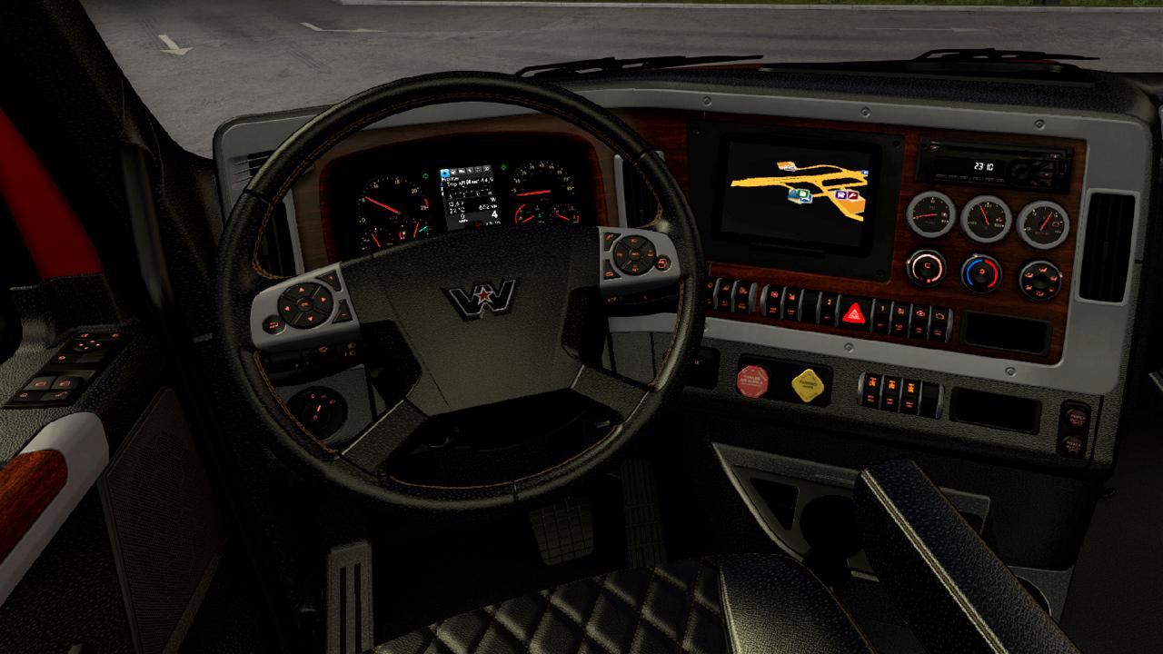 ATS - Dark Interior for Western Star 49X V1.0 (1.38.x)