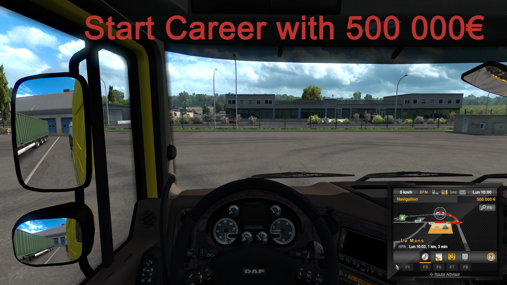 ETS2 - Money Start 500k (New Career) 1.38.x