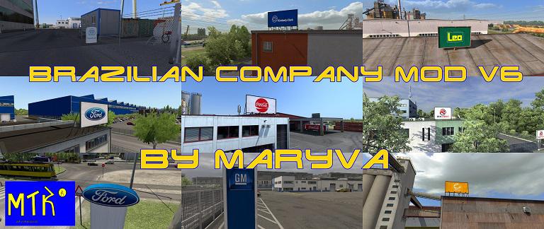 ETS2 - Brazilian Company Mod V6.0 (1.37.x)