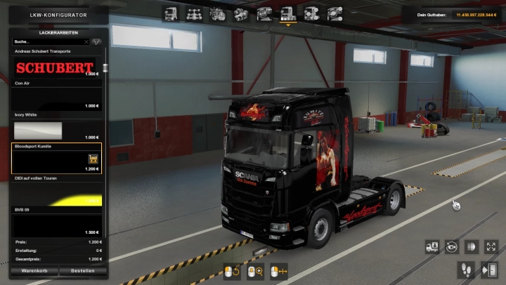ETS2 - Bloodsport Kumite Skin (1.40.x)