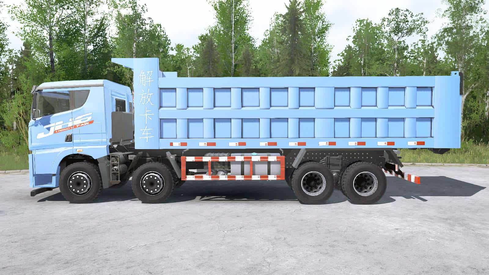 Spintires:Mudrunner - Faw Jiefang JH6 8x8 Dump Truck