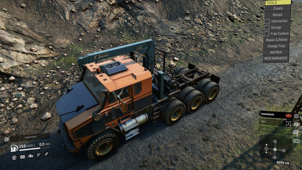 SnowRunner - Derry Longhorn 4520 Blueline-X Truck V1.0